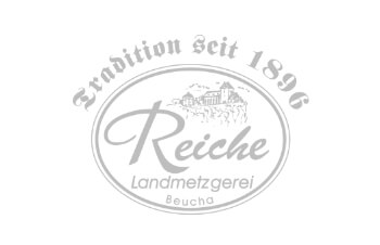 Logo Landmetzgerei Reiche Beucha Grau